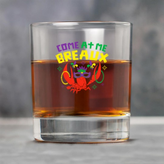 Discover Come At Me Breaux Crawfish Beads Funny Mardi Gras Carnival Rock Glasses