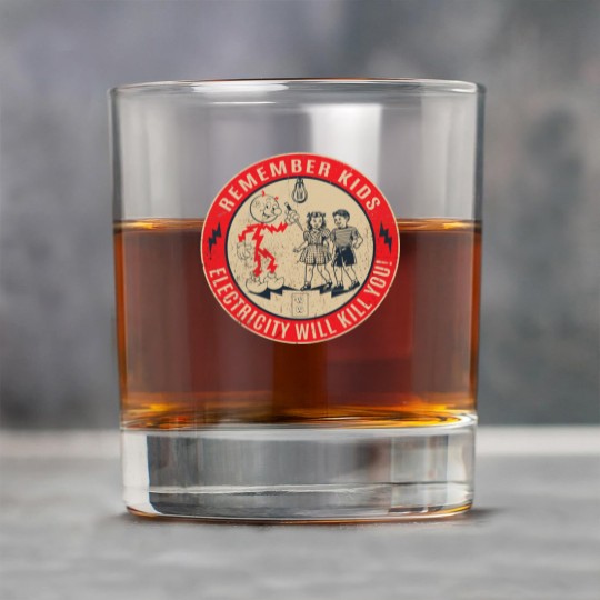 Discover CIPS Retro Sign - Electricity will kill you - Electricity Will Kill You - Rock Glasses