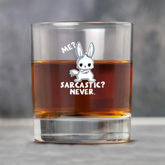 Discover Funny Bunny Me Sarcastic Never Rabbit Gift Rock Glasses