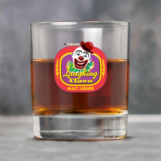 Discover Talladega Nights Laughing CLown Malt Liquor Rock Glasses