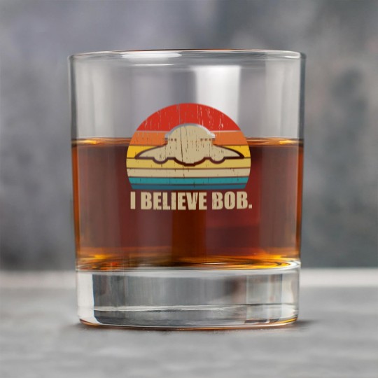 Discover I Believe Bob - Bob Lazar Ufo Area 51 Conspiracy Theory - Rock Glasses