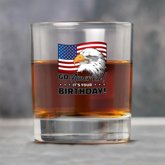 Discover 4th of July American Flag Eagle - 4th Of July - Rock Glasses