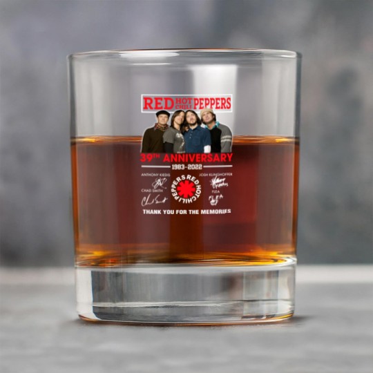 Discover Vintage Red Hot Chili Peppers By The Way Rock Glasses, Red Hot Chili Peppers Rock Glasses