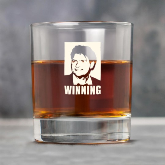 Discover CHARLIE SHEEN WINNING  Rock Glasses