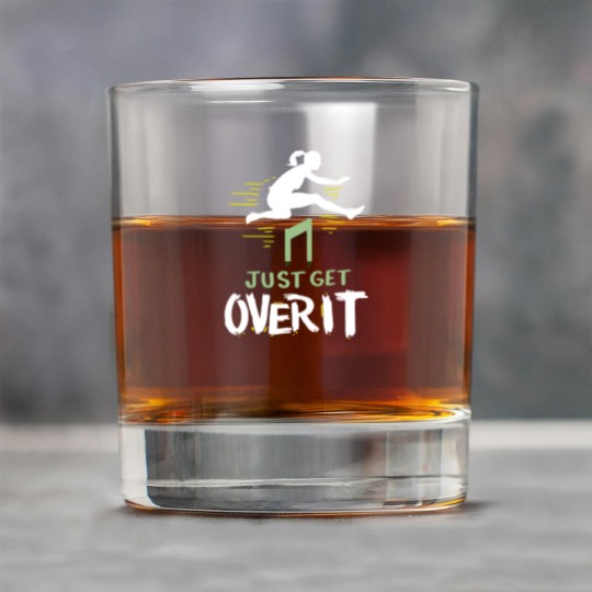 Discover Hurdler Just Get Over It Hurdles Gift Rock Glasses