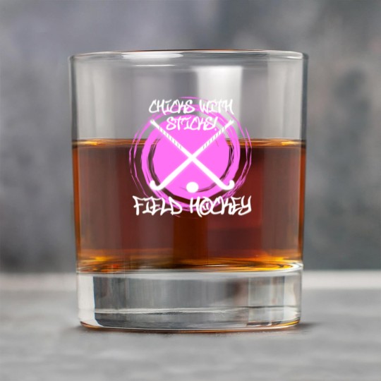 Discover Chicks with Sticks Field Hockey Rock Glasses
