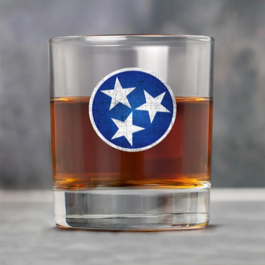 Discover Tennesse State Flag Rock Glasses