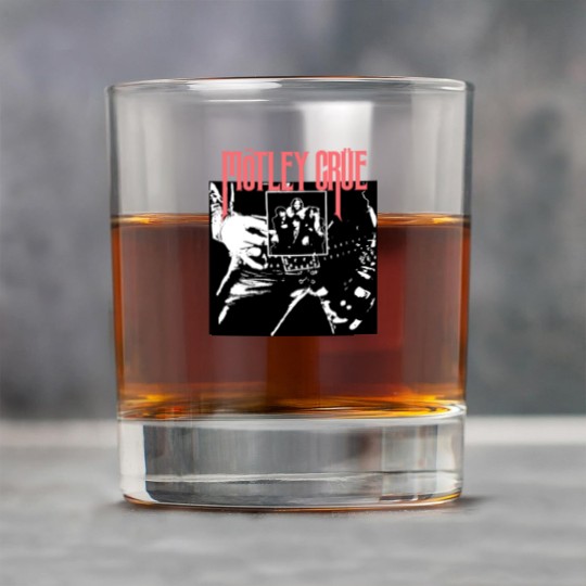 Discover Vintage 2000's Original Motley Crue Rock Band Concert Too Fast For Love Tour Black & Red Rock Glasses