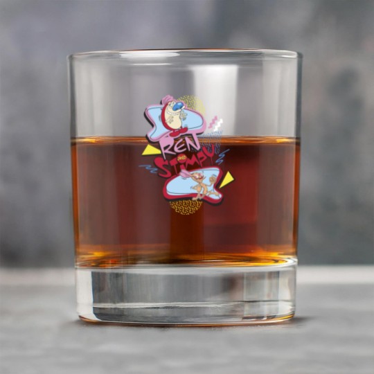 Discover Ren And Stimpy Nineties Rock Glasses