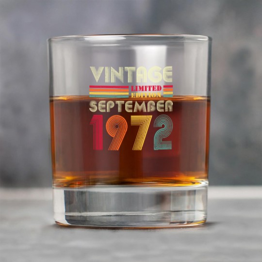 Discover 50 Year Old Vintage September 1972  Rock Glasses