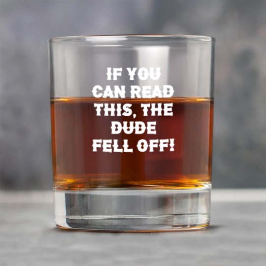 Discover If You Can Read This The Dude Fell Off Funny Biker Rock Glasses