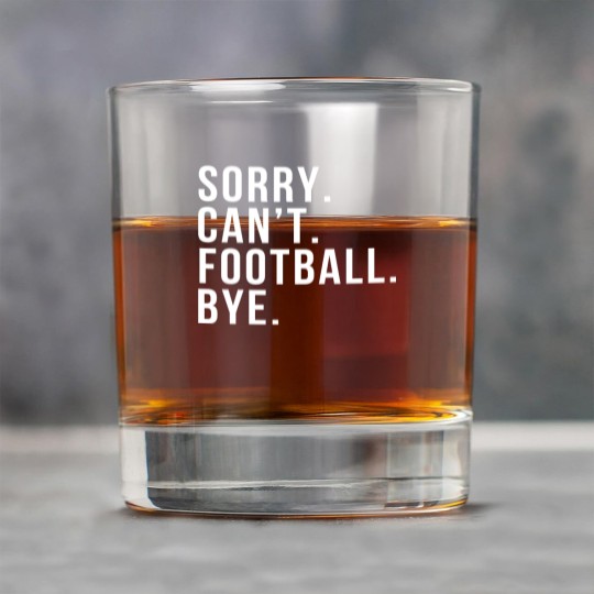 Discover Sorry Can't Football Bye Funny Football Mom Mother Rock Glasses