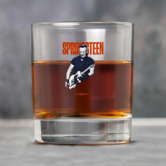 Discover Springsteen and the E Street Band 2023 World Tour Guitar Rock Glasses - Vintage Springsteen World Tour 23 Rock Glasses
