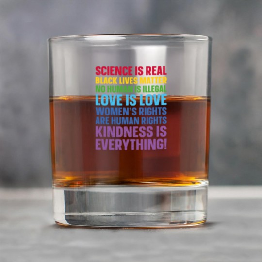 Discover Science is Real Black Lives Matter Love Is Love Equality - Womens Rights - Rock Glasses