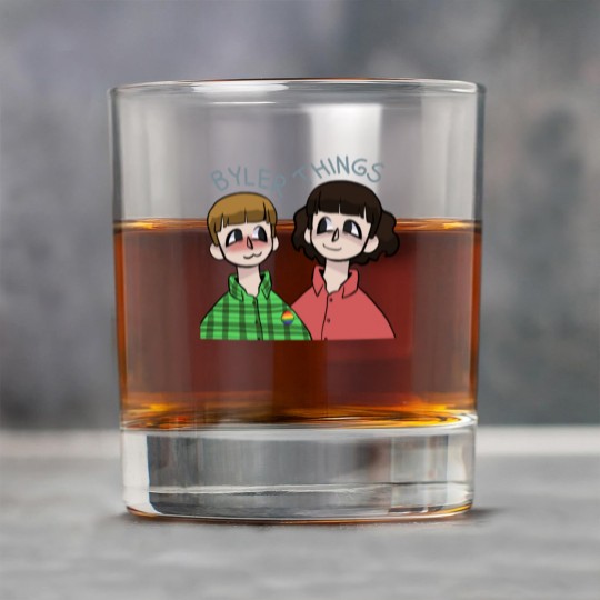 Discover Byler Will And Mike Ship Design Rock Glasses