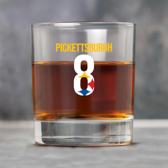 Discover Kenny Pickett  Pickettsburgh Football Rock Glasses