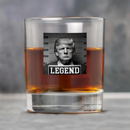 Discover Donald Trump Mug Shot Legend Rock Glasses, Donald Trump Rock Glasses