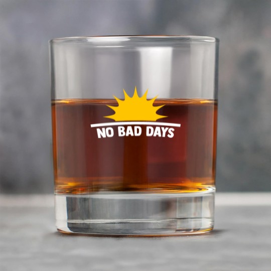 Discover No Bad Days with sun motivational gift Rock Glasses