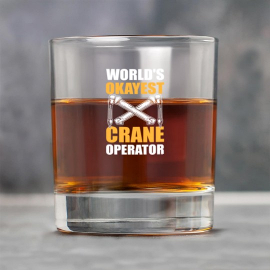 Discover Worlds Okayest Crane Operator Construction Worker Rock Glasses