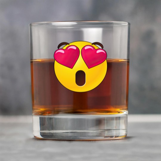 Discover Emoji Heart Eyes Valentines Rock Glasses