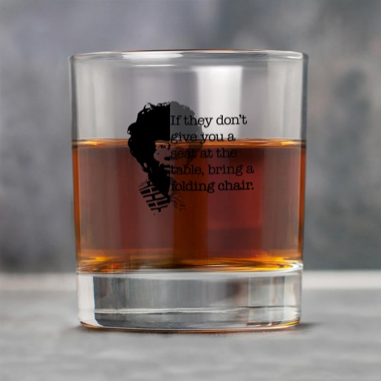 Discover Folding Chair Quote Shirley Chisholm Meme Icon Gift Rock Glasses