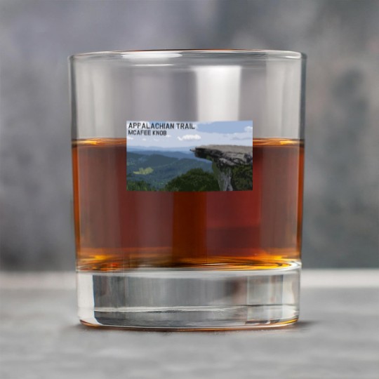 Discover McAfee Knob - Painted Rock Glasses