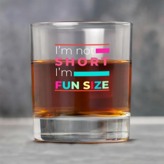 Discover I'm Not Short I'm Fun Size Funny for small people Rock Glasses