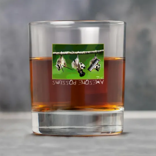 Discover the Awesome Possums t Rock Glasses