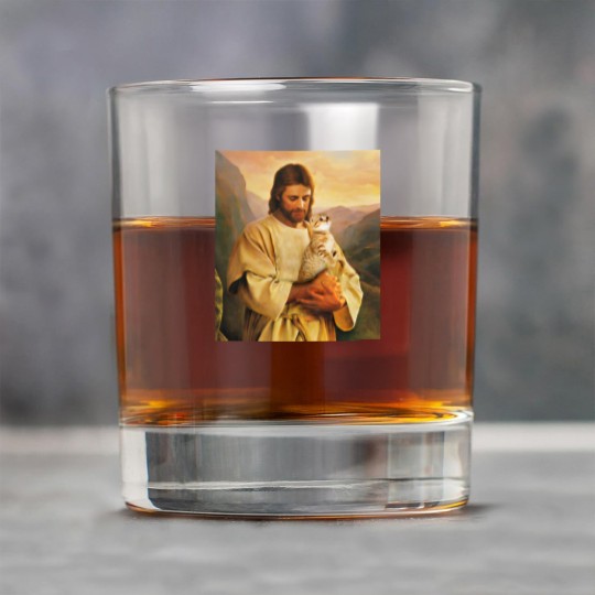 Discover cats and jesus lover gift - Cat And Jesus - Rock Glasses
