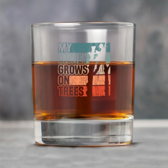 Discover My Money Grows On Trees Vintage Tree Climb Rock Glasses