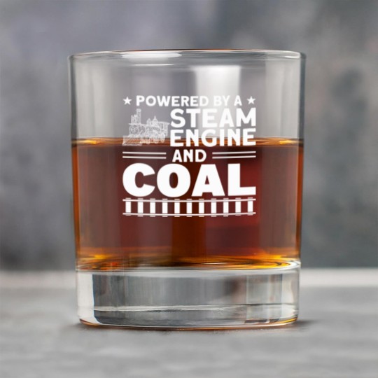 Discover Train Ride Steam Train Locomotive Rock Glasses