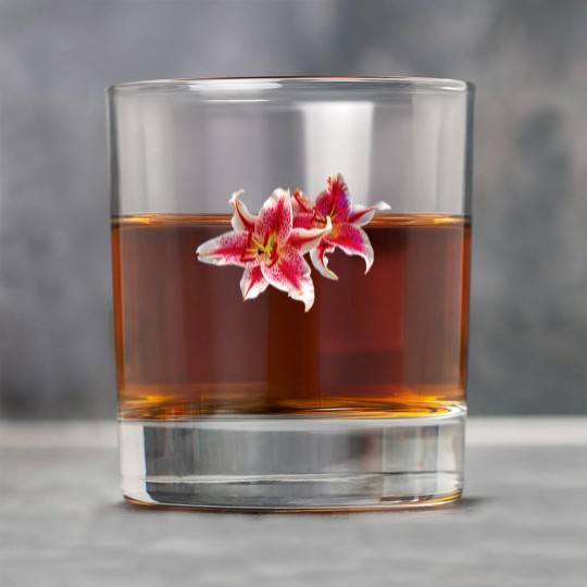 Discover Stargazer Lily Pair Rock Glasses