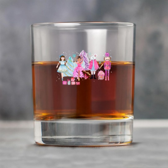 Discover The Nutcracker Ballet Pink Christmas Plum Fairy Vintage Xmas Rock Glasses