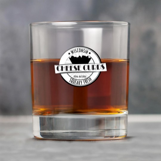 Discover Wisconsin Cheese Curds Rock Glasses