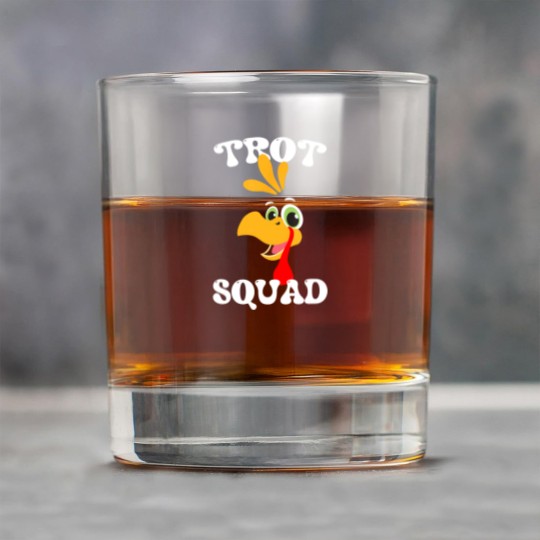 Discover Trot Squad Funny Turkey Trot Matching Thanksgiving 2023 Rock Glasses