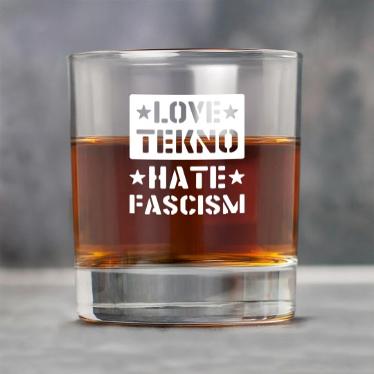 Discover 23NO006 - love tekno hate fascism Rock Glasses