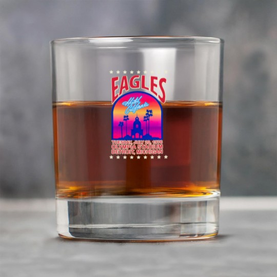 Discover Eagles 1976 Hotel California concert Rock Glasses
