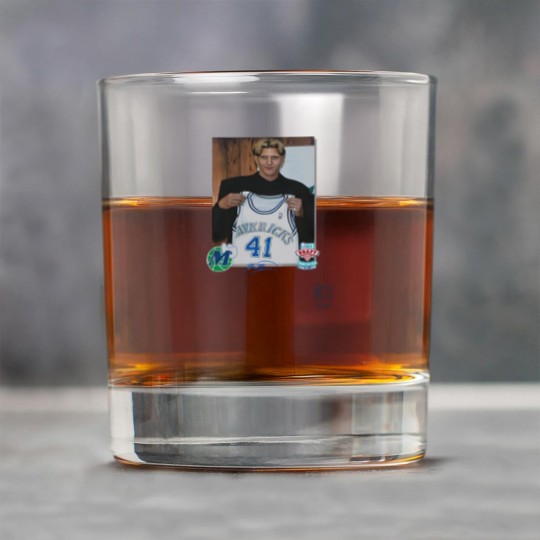 Discover Luka Doncic Mitchell & Ness Dirk Nowitzki Draft Jersey Rock Glasses