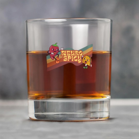 Discover Neuro Spicy Rock Glasses | Handmade Funny ADHD Rock Glasses | Retro-Style Unisex Rock Glasses