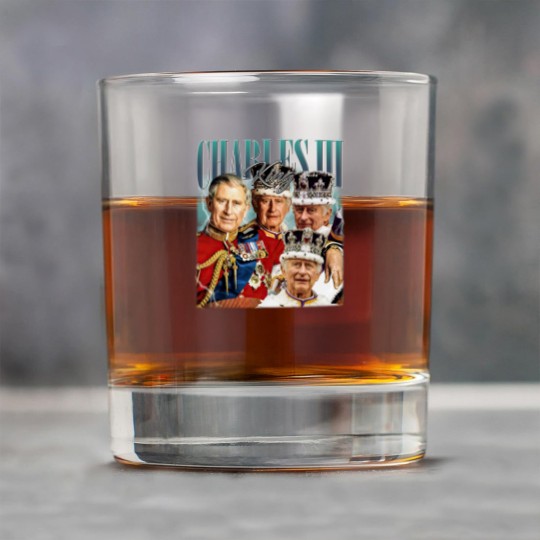 Discover Limited King Charles III Vintage Rock Glasses
