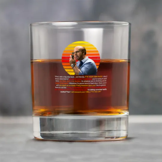 Discover Tom Cruise as Les Grossman from Tropic Thunder - Curse filled Rant Rock Glasses