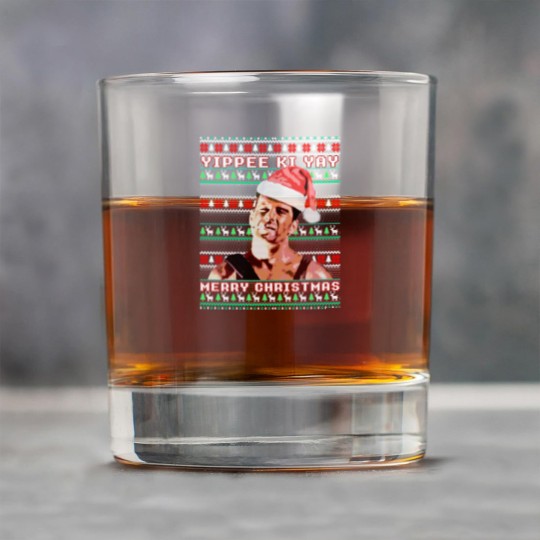 Discover Yippe Ki Yay Funny ugly sweater christmas - Ylp | Essential Rock Glasses