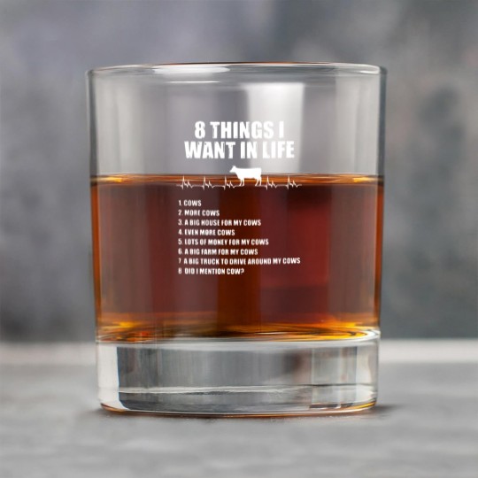 Discover 8 things I want in life cow Rock Glasses