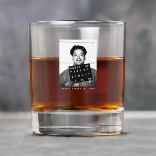 Discover Robert Downey Jr. 1999 Actor Mugshot Rock Glasses