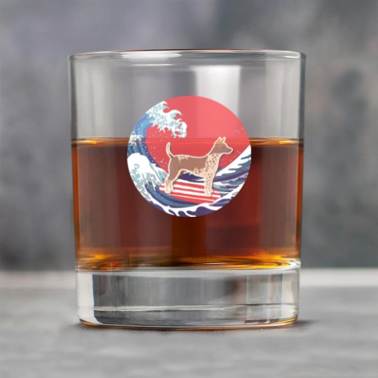 Discover American Hairless Terrier T- Rock Glasses American Hairless Terrier Gifts - Ocean Waves Surfing American Hairless Terrier.  Gifts For American Hairless Terrier Moms, Dads & Owners T- Rock Glasses