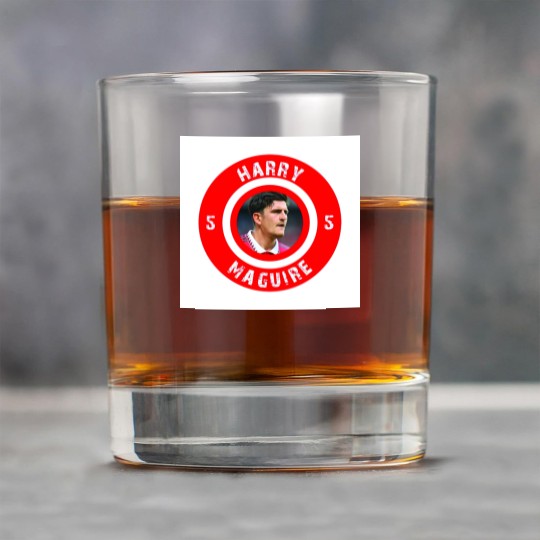 Discover Harry Maguire Throw Pillow Rock Glasses