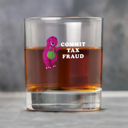 Discover Barney Commit Tax Fraud Customize Classic Rock Glasses