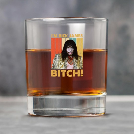 Discover Vintage I'm Rick James Bitch Essential Rock Glasses