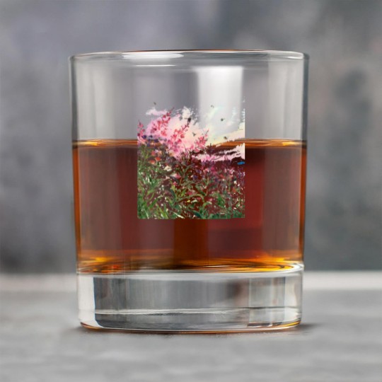 Discover Wildflowers Watercolor T- Rock Glasses Wildflowers T- Rock Glasses Rock Glasses