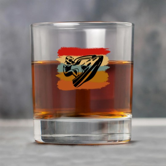 Discover Jetski Seadoo Retro Art Gift Rock Glasses